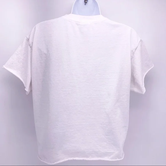 VINTAGE Cropped Las Vegas T-Shirt Size M - Picture 6 of 8